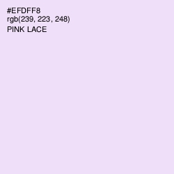 #EFDFF8 - Pink Lace Color Image